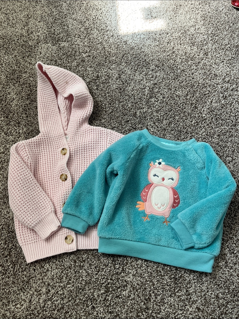 Baby Girl Sweater Bundle Size 12 Month